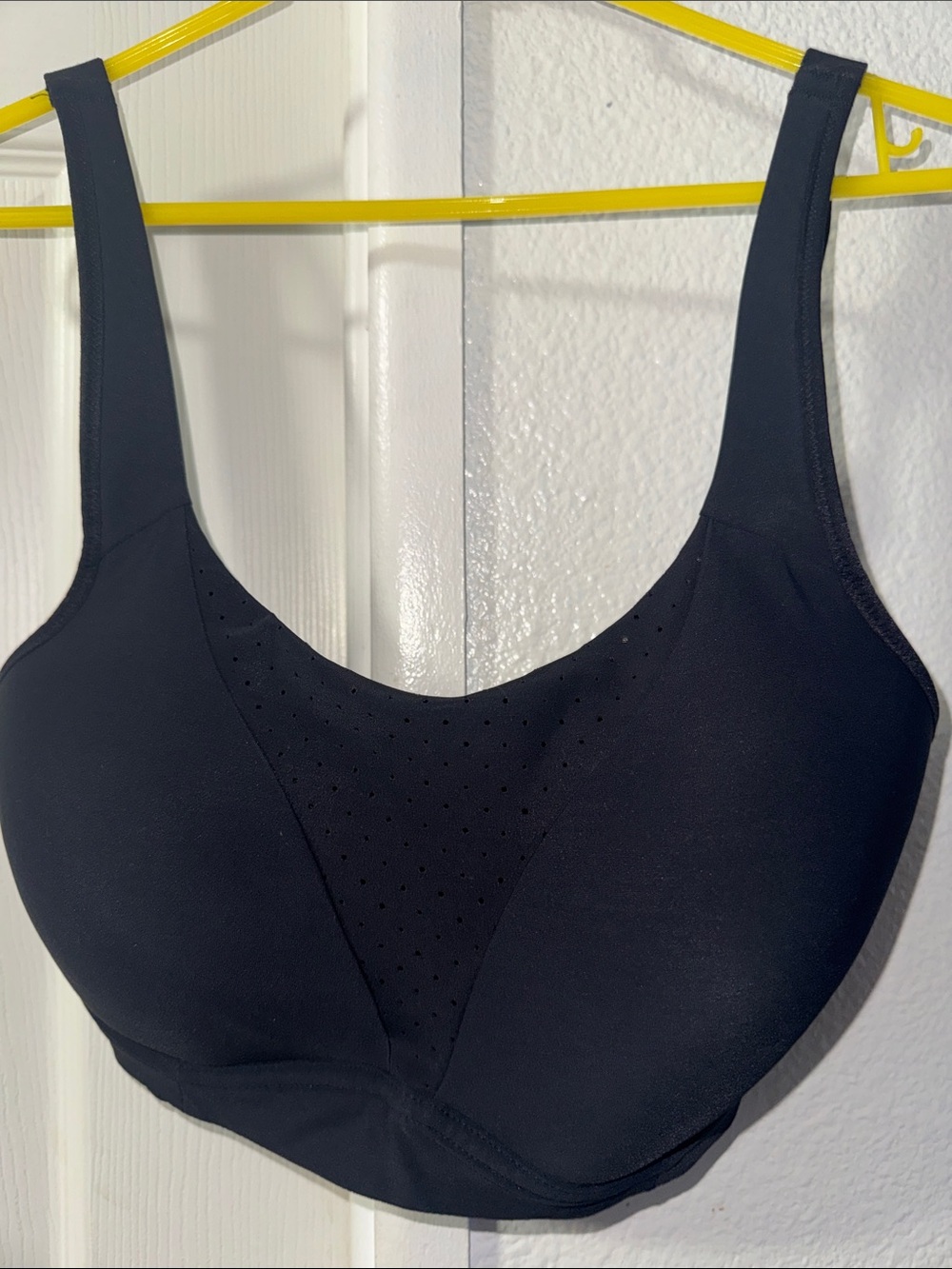 lululemon athletica Black Perforated Support Bra